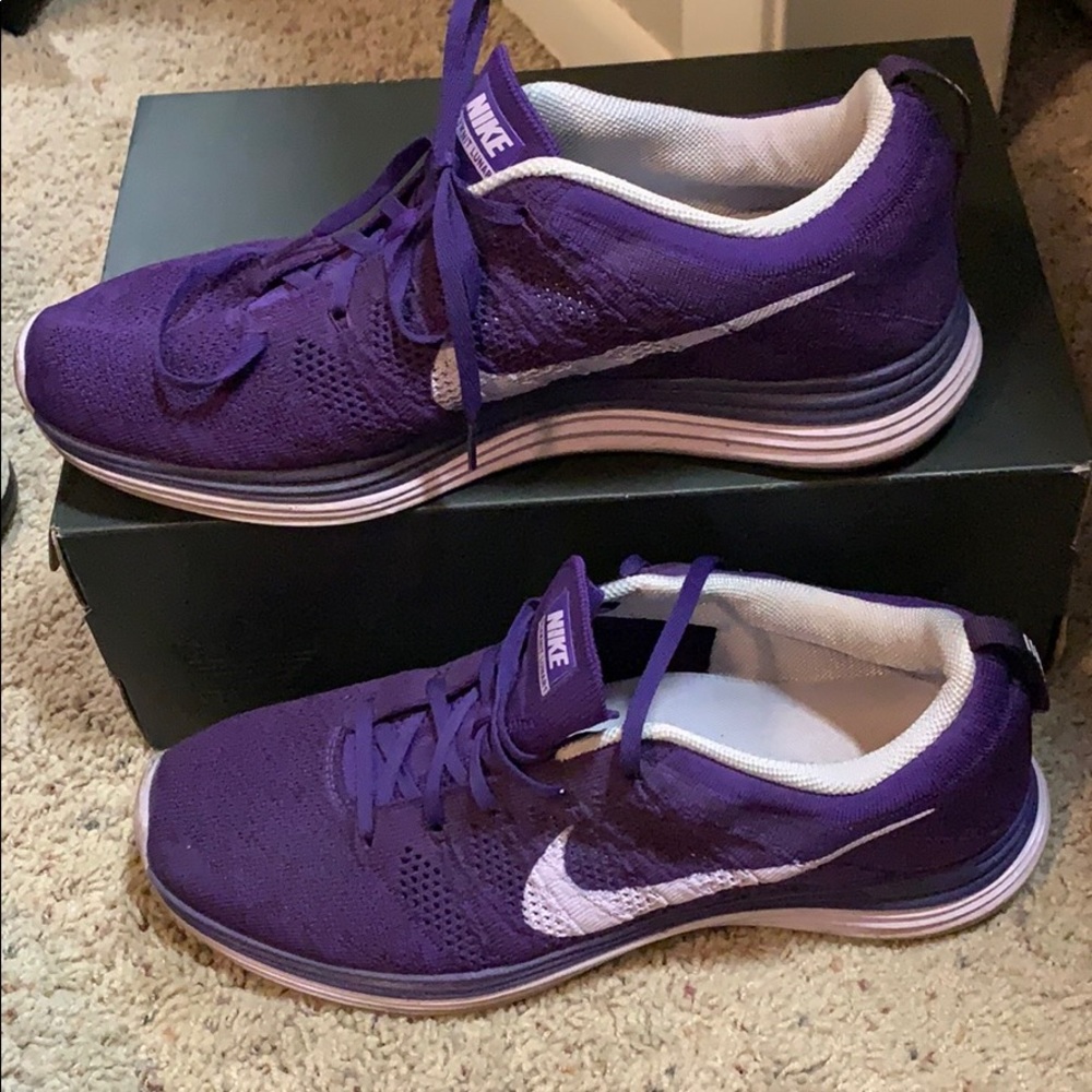 Nike flyknit lunar 1 women’s 12 purple
